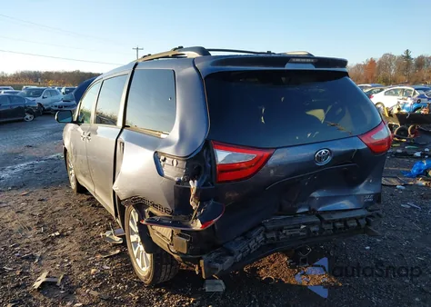 2015 Toyota Sienna Xle 7 Passenger из США, поврежденный, VIN 5TDDK3DCXFS120394